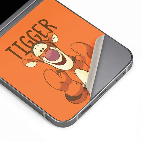 Disney Winnie the Pooh Tigget Portrait Galaxy Z Flip6 Skin