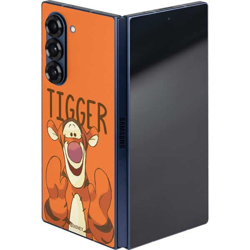 Disney Winnie the Pooh Tigget Portrait Galaxy Z Fold6 Skin