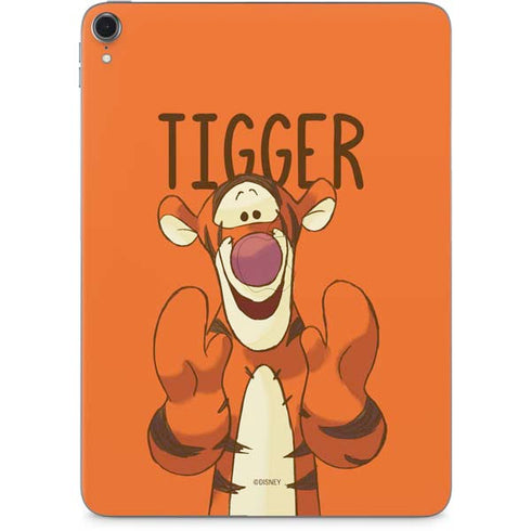 Disney Winnie the Pooh Tigget Portrait Apple iPad Pro Skin