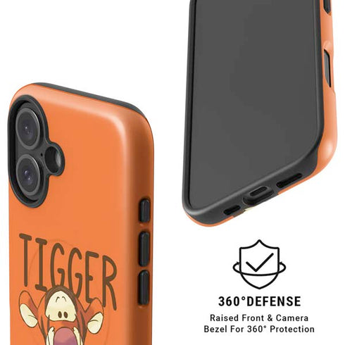 Disney Winnie the Pooh Tigget Portrait iPhone 16 Magsafe Impact Case