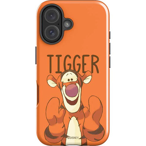 Disney Winnie the Pooh Tigget Portrait iPhone 16 Plus Impact Case