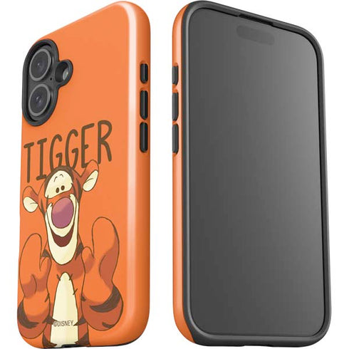Disney Winnie the Pooh Tigget Portrait iPhone 16 Plus Impact Case