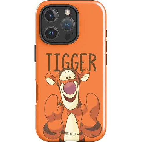 Disney Winnie the Pooh Tigget Portrait iPhone 16 Pro Impact Case