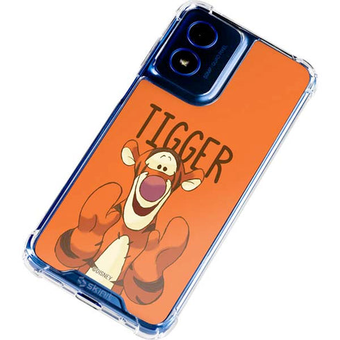 Disney Winnie the Pooh Tigget Portrait Moto G 5G (2024) Clear Case