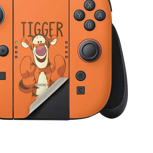 Disney Winnie the Pooh Tigget Portrait Nintendo Switch 2 (2025) Joy-Con Controller Skin