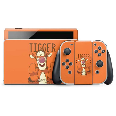 Disney Winnie the Pooh Tigget Portrait Nintendo Skins
