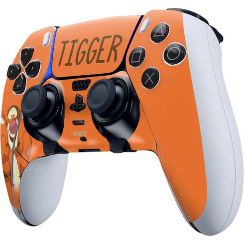 Disney Winnie the Pooh Tigget Portrait PS5 DualSense Edge Pro Controller Skin