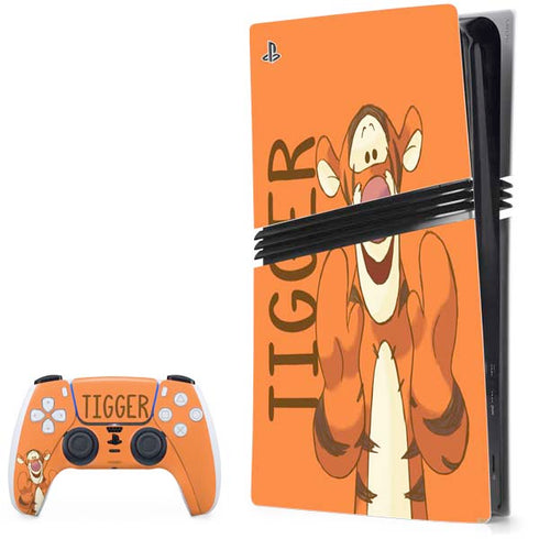Disney Winnie the Pooh Tigget Portrait PlayStation PS5 Skins