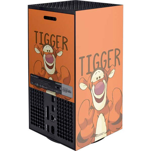 Disney Winnie the Pooh Tigget Portrait XBox Series X Digital Edition Console Skin
