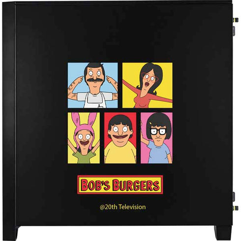 Bobs Burgers Tiles Corsair 4000D Tempered Glass Mid-Tower ATX Case Skin