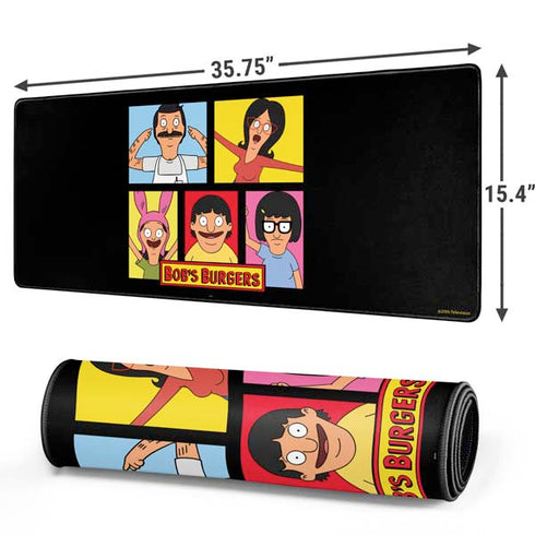 Bobs Burgers Tiles Gaming Mouse Pad