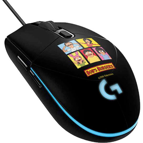 Bobs Burgers Tiles G203 Prodigy RGB Wired Gaming Mouse Skin