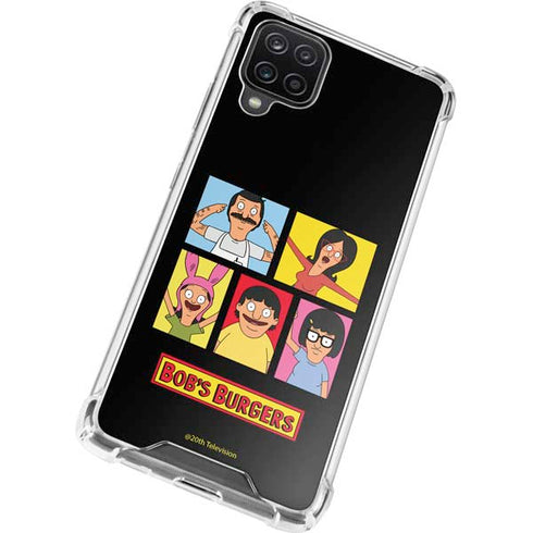 Bobs Burgers Tiles Galaxy A12 Clear Case