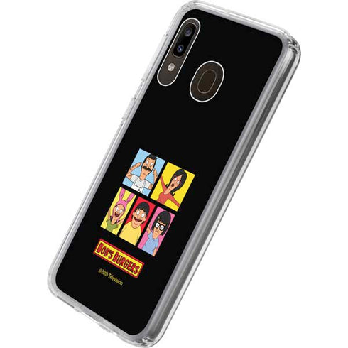 Bobs Burgers Tiles Galaxy A20 Clear Case