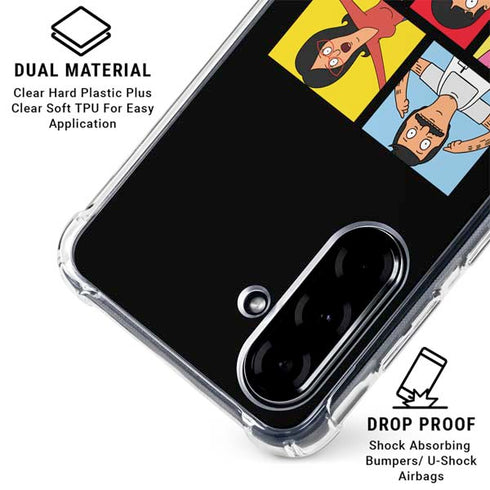 Bobs Burgers Tiles Galaxy A36 5G Clear Case