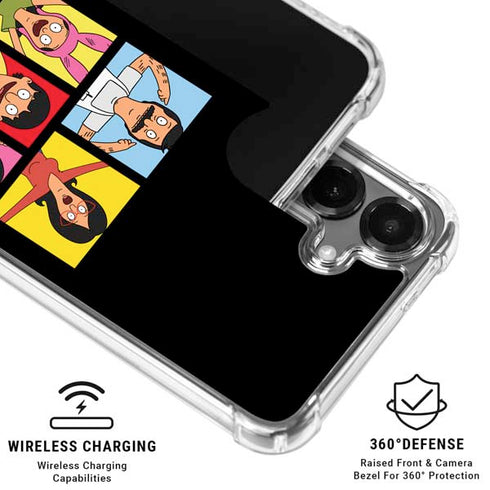 Bobs Burgers Tiles Galaxy S26 Plus Clear Case