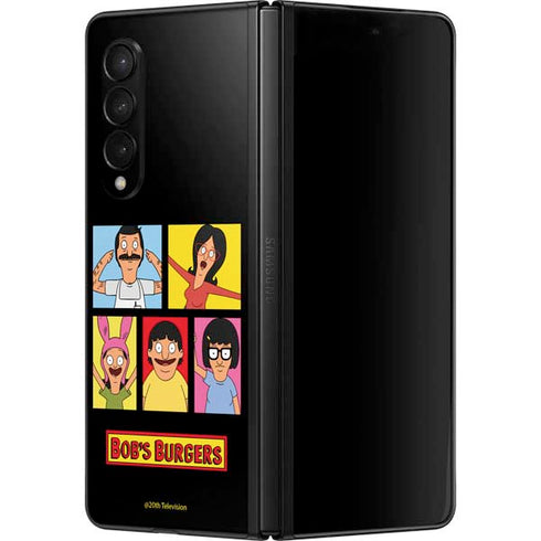 Bobs Burgers Tiles Galaxy Z Fold3 5G Skin