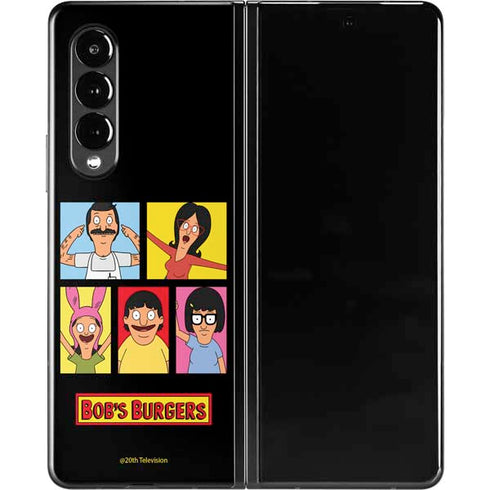 Bobs Burgers Tiles Galaxy Z Fold3 5G Skin