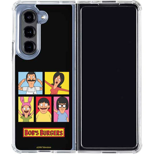 Bobs Burgers Tiles Galaxy Z Fold5 5G Clear Case