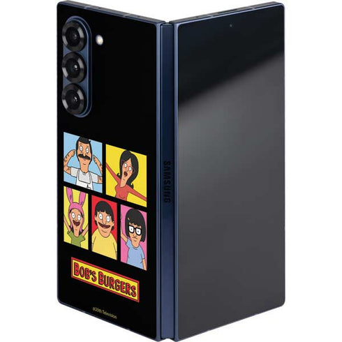 Bobs Burgers Tiles Galaxy Z Fold6 Skin
