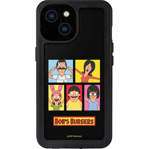 Bobs Burgers Tiles iPhone 13 Mini Waterproof Case