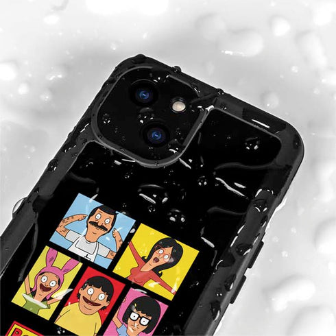 Bobs Burgers Tiles iPhone 13 Mini Waterproof Case