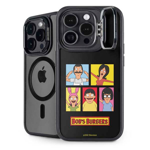 Bobs Burgers Tiles iPhone 14 Pro Max Kickstand Case