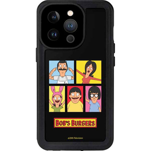 Bobs Burgers Tiles iPhone 14 Pro Waterproof Case
