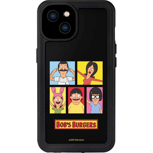 Bobs Burgers Tiles iPhone 15 Plus Waterproof Case