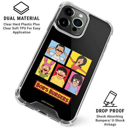 Bobs Burgers Tiles iPhone 15 Pro Max Clear Case