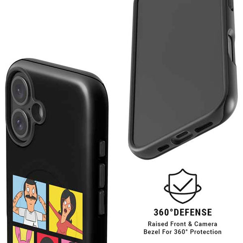 Bobs Burgers Tiles iPhone 16 Magsafe Impact Case