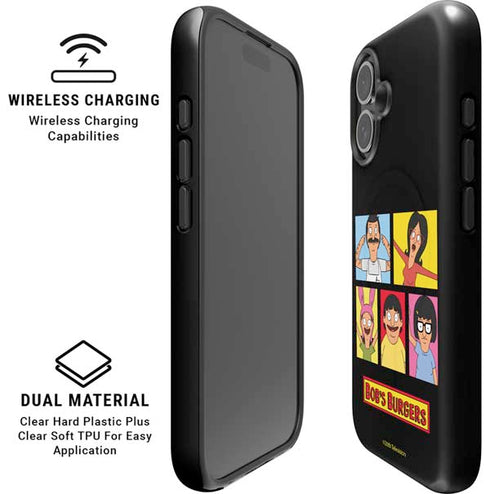 Bobs Burgers Tiles iPhone 16 Magsafe Impact Case