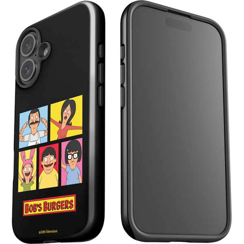 Bobs Burgers Tiles iPhone 16 Plus Impact Case