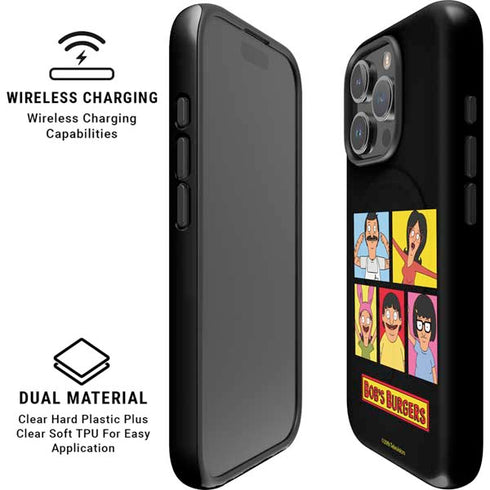 Bobs Burgers Tiles iPhone 16 Pro Magsafe Impact Case