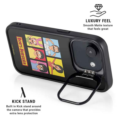 Bobs Burgers Tiles iPhone 16e Kickstand Case