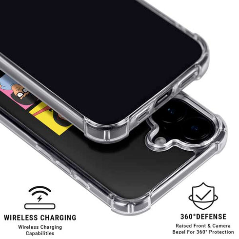 Bobs Burgers Tiles iPhone 17 Clear Case