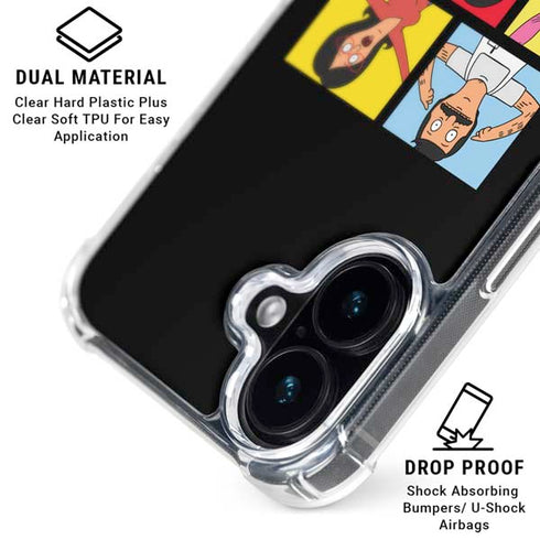 Bobs Burgers Tiles iPhone 17 Clear Case