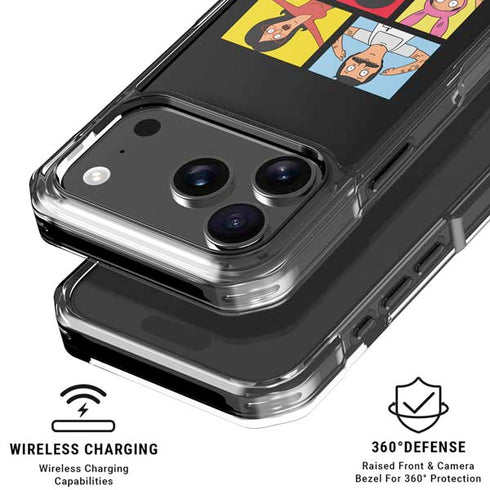 Bobs Burgers Tiles iPhone 18 Pro Clear Case