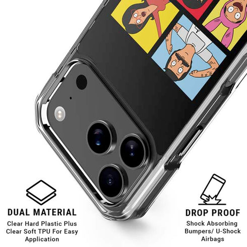 Bobs Burgers Tiles iPhone 18 Pro Clear Case