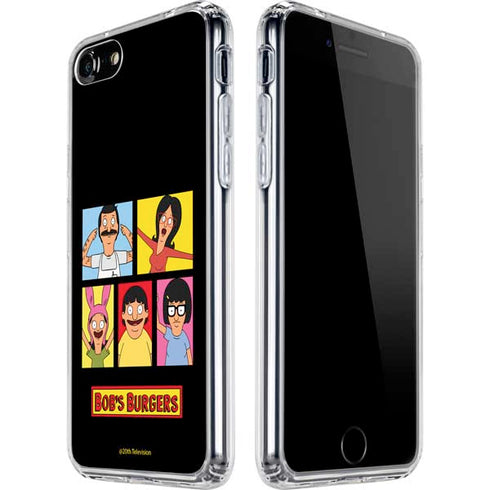 Bobs Burgers Tiles iPhone SE (2nd & 3rd Gen) Clear Case
