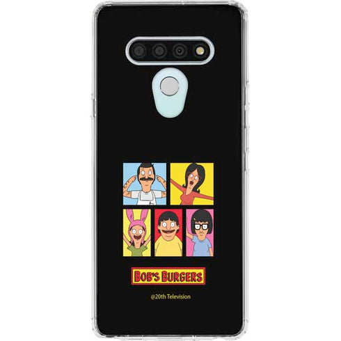 Bobs Burgers Tiles LG Stylo 6 Clear Case