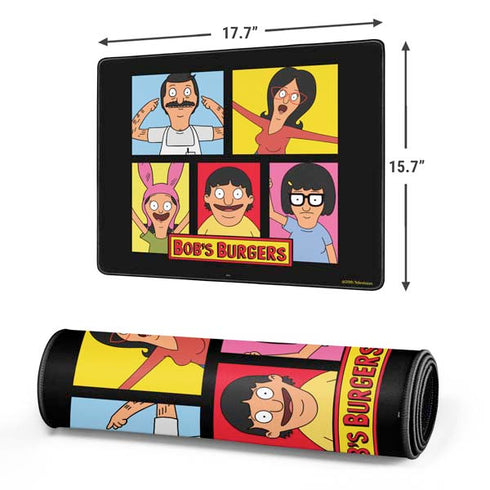 Bobs Burgers Tiles Gaming Mouse Pad
