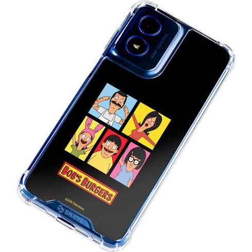 Bobs Burgers Tiles Moto G 5G (2024) Clear Case