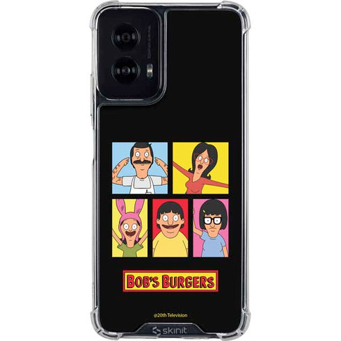 Bobs Burgers Tiles Moto G Power 5G (2024) Clear Case