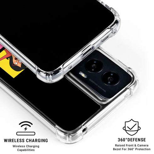 Bobs Burgers Tiles Moto G Power 5G (2024) Clear Case