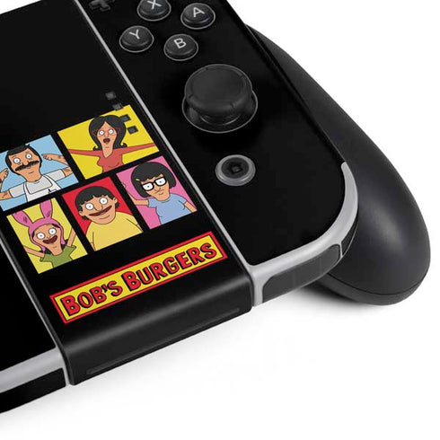 Bobs Burgers Tiles Nintendo Switch OLED (2021) Skin