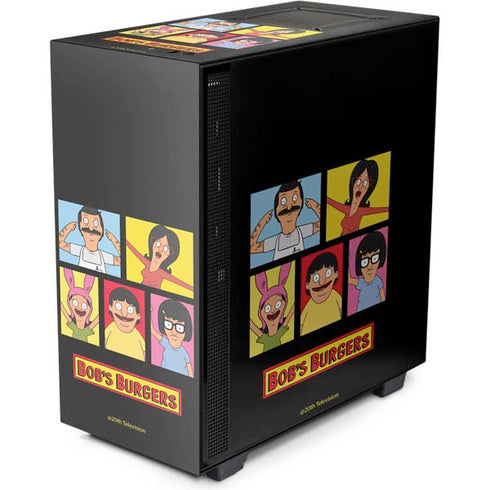 Bobs Burgers Tiles NZXT H510 Compact ATX Mid-Tower Case Skin