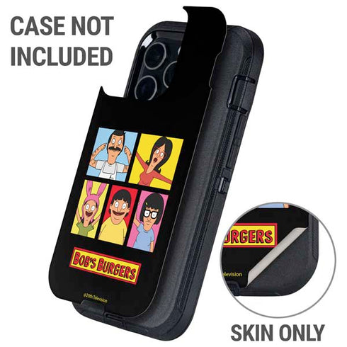 Bobs Burgers Tiles Otterbox Defender iPhone Skin