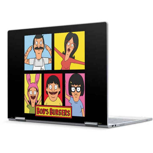 Bobs Burgers Tiles Pixelbook Skin