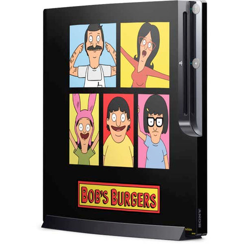 Bobs Burgers Tiles Playstation 3 & PS3 Slim Skin